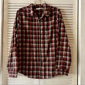 Leith plaid top